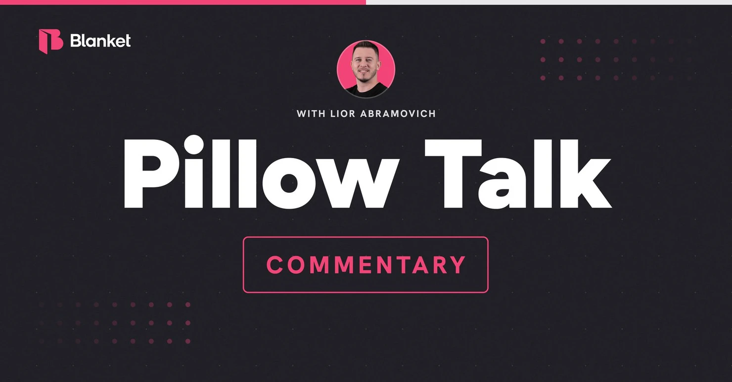 Pillow Talk Commentary series cover with Lior Abramovich