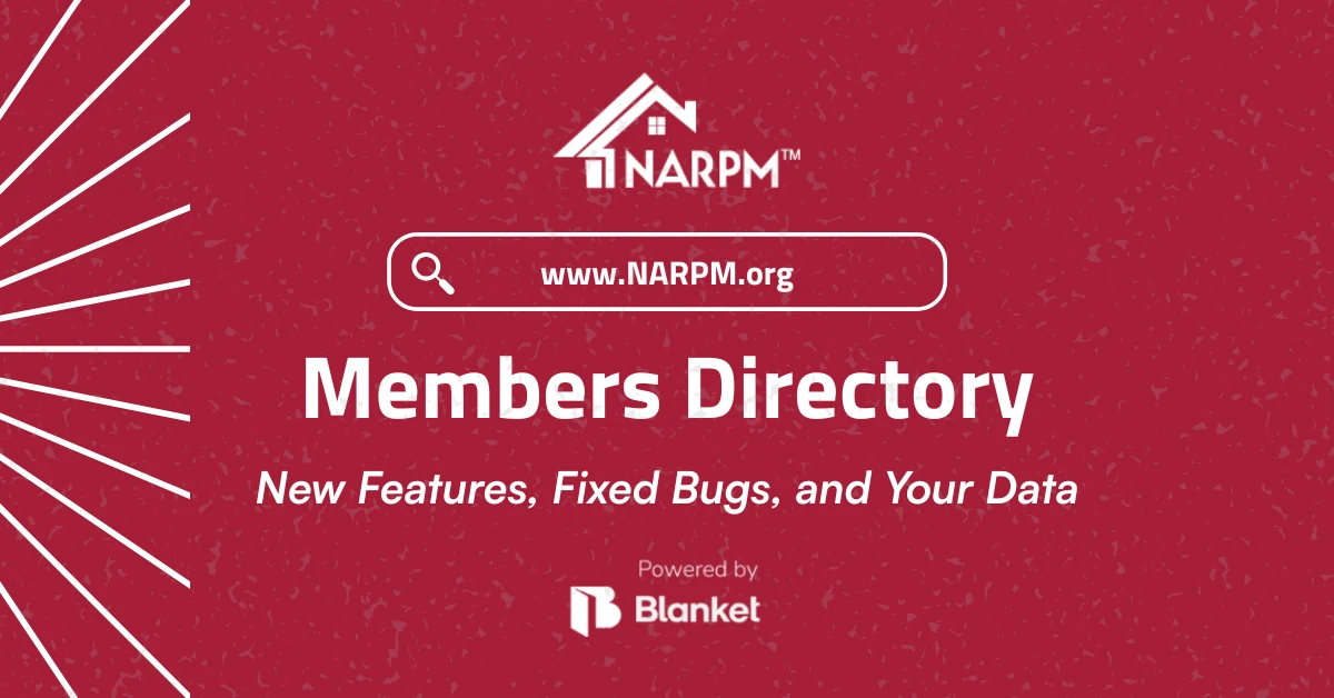 An Update on the New NARPM Members Directory