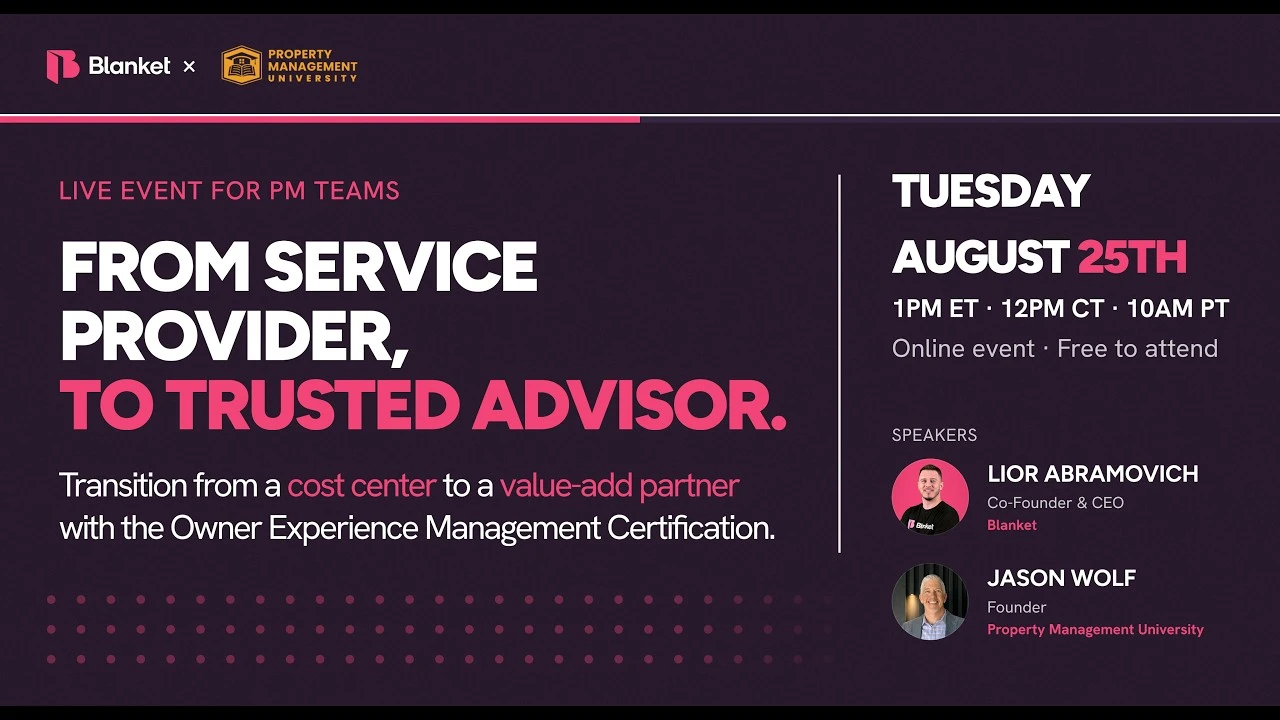 From Service Provider to Trusted Advisor webinar replay title slide