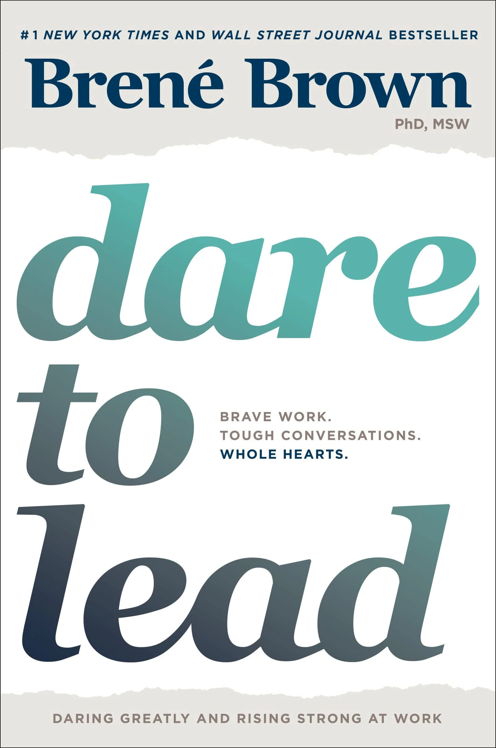 Book cover: Dare to Lead by Brene Brown