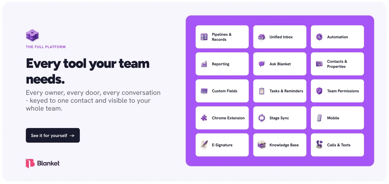 Every tool your team needs: the full list of Super CRM features