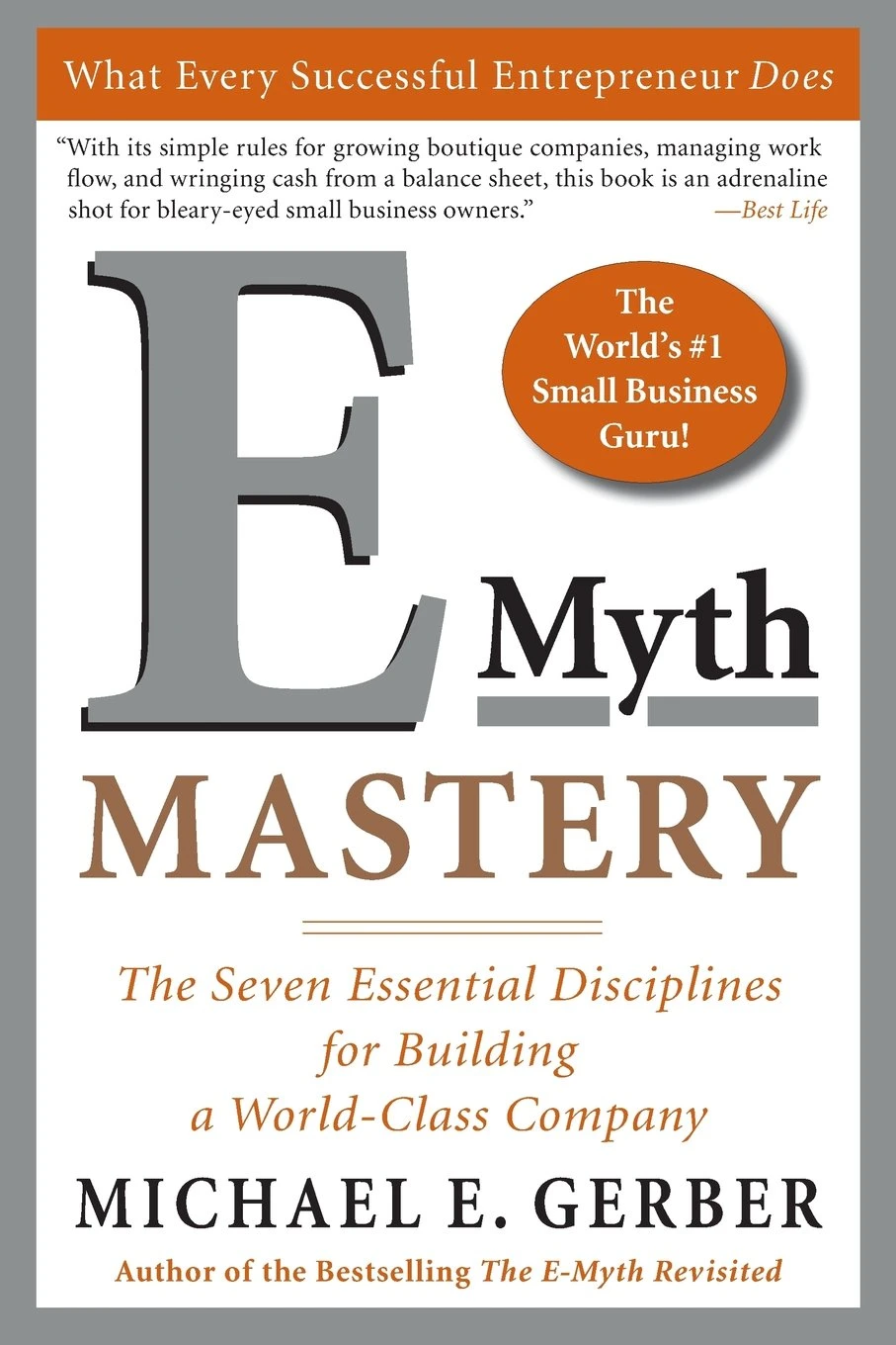 Book cover: E-Myth Mastery by Michael E. Gerber