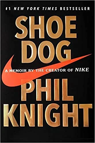 Book cover: Shoe Dog by Phil Knight