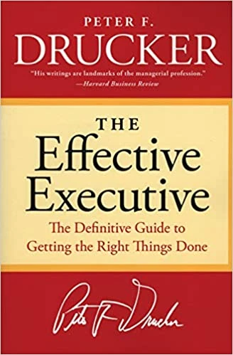 Book cover: The Effective Executive by Peter Drucker