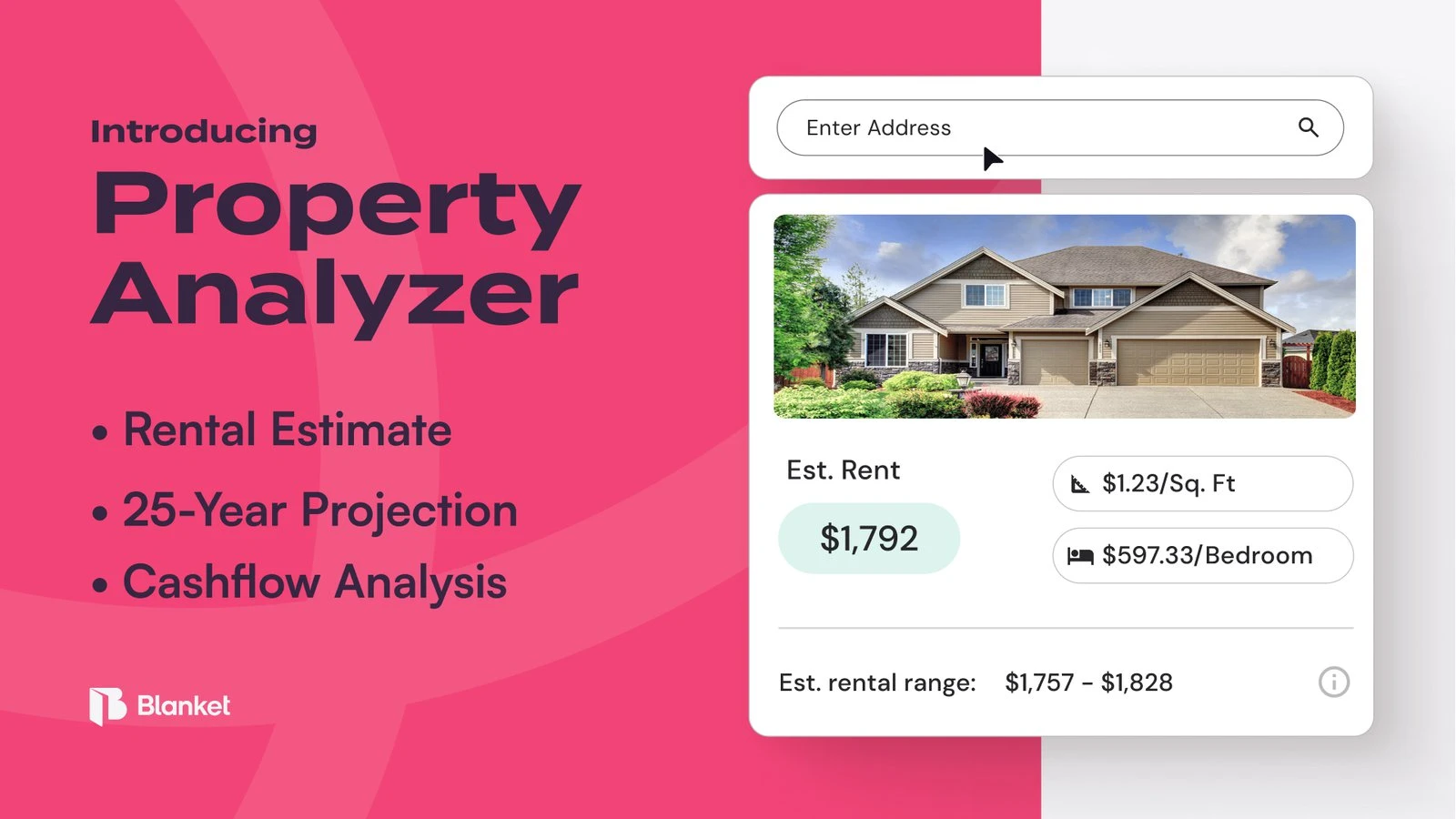 Introducing Property Analyzer: rental estimate, 25-year projection and cash flow analysis from an address