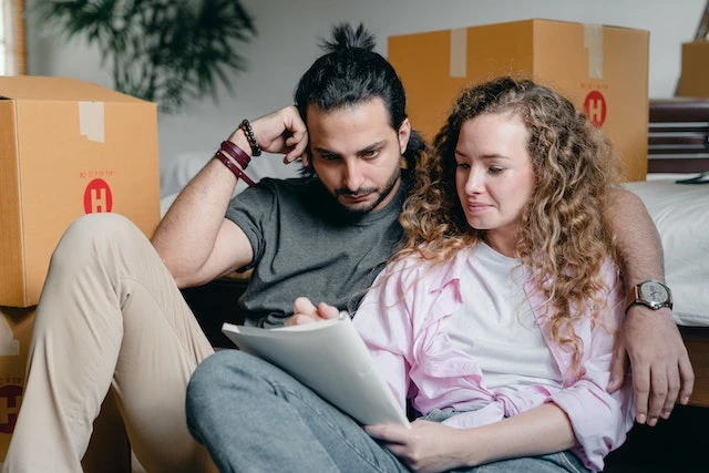 two tenants reviewing a lease